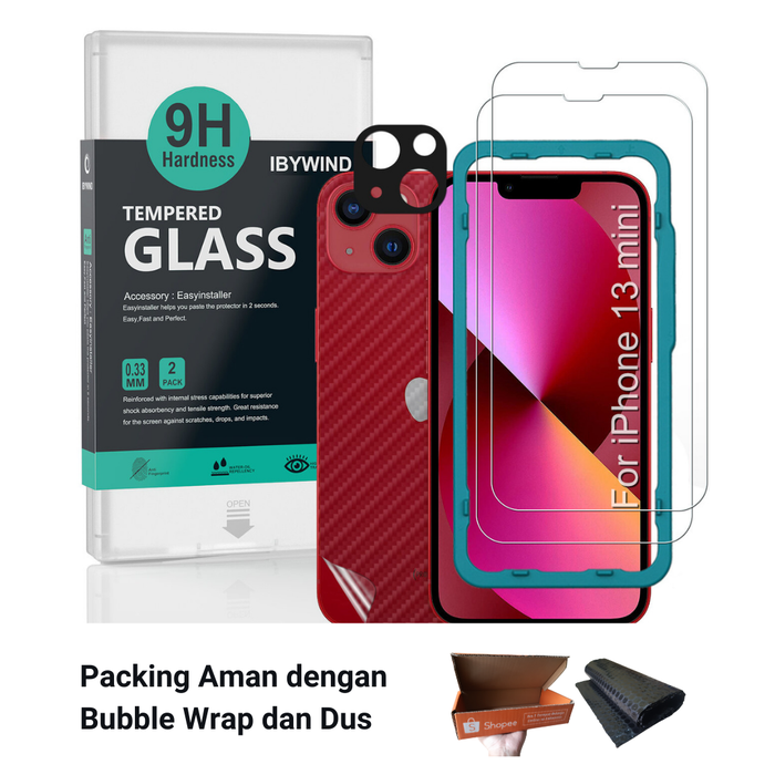 Gambar Tempered Glass Ibywind untuk iPhone 13 Mini - Temperglass Layar Bening dari Ibywind Indonesia Kab. Bekasi Tokopedia