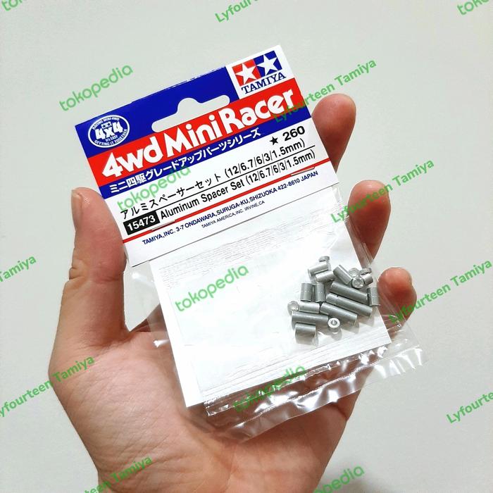 Gambar 15473 Aluminum Spacer Set (12/6.7/6/3/1.5mm) dari Lyfourteen Tamiya Kota Tangerang Tokopedia