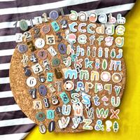 Gambar 6pc / set Stiker Alfabet dan Angka / Jurnal / YFK_Klips / Scrapbook dari My YFK_Klips Jakarta Selatan 4 Tokopedia