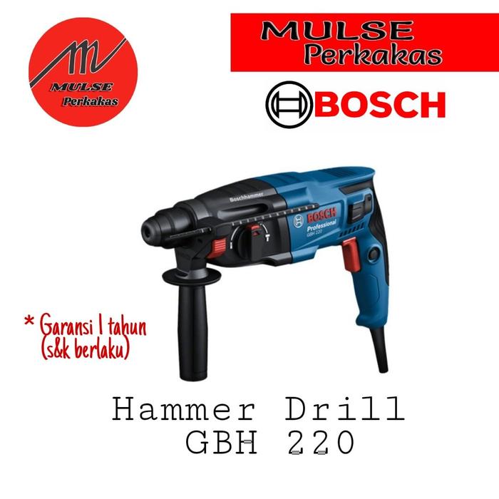 Gambar Mesin Bor Bobok GBH 220 Bosch/ Hammer Drill Bosch dari MULSE PERKAKAS Kota Denpasar Tokopedia