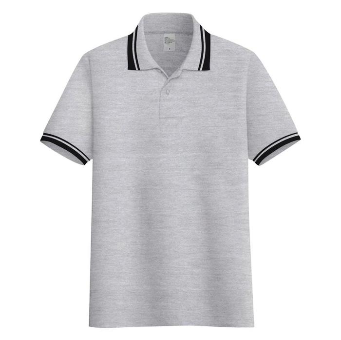 Gambar Poloshirt kerah stripe list | kaos kerah pria seragam polos Misty Muda dari DailyStore 21 Kota Administrasi Jakarta Barat Tokopedia