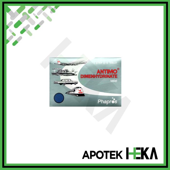 Gambar Antimo Dewasa Obat Mabuk Perjalanan Mual Muntah Strip isi 10 Tablet dari Apotek Heka Semarang Kota Semarang Tokopedia