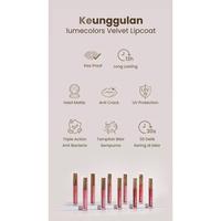 Gambar Lumecolors Lipstik Velvet Lipcoat 10 Colors Tahan 12 Jam dari Lumecolors Mall Kota Bekasi 5 Tokopedia