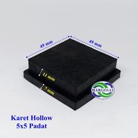 Gambar karet kaki besi hollow hollo 5x5 padat dari Toko MargoSae Kab. Bandung 1 Tokopedia