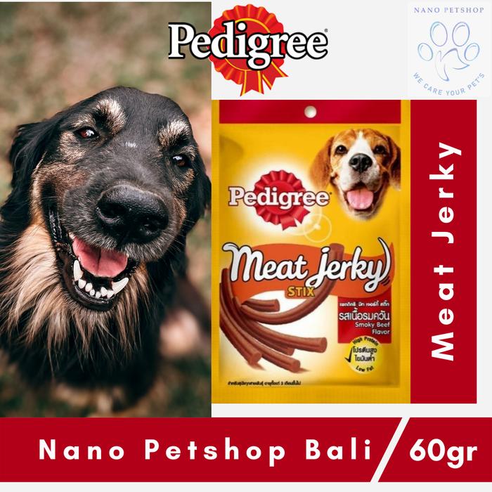 Gambar Pedigree Meat Jerky Stix Smoky Beef Flavour - 60gr dari Nano Petshop Bali Kab. Badung Tokopedia