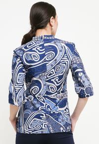 Gambar Arjuna Weda Blouse Batik Samudra - Biru dari Batik ArjunaWeda Kota Administrasi Jakarta Timur 2 Tokopedia