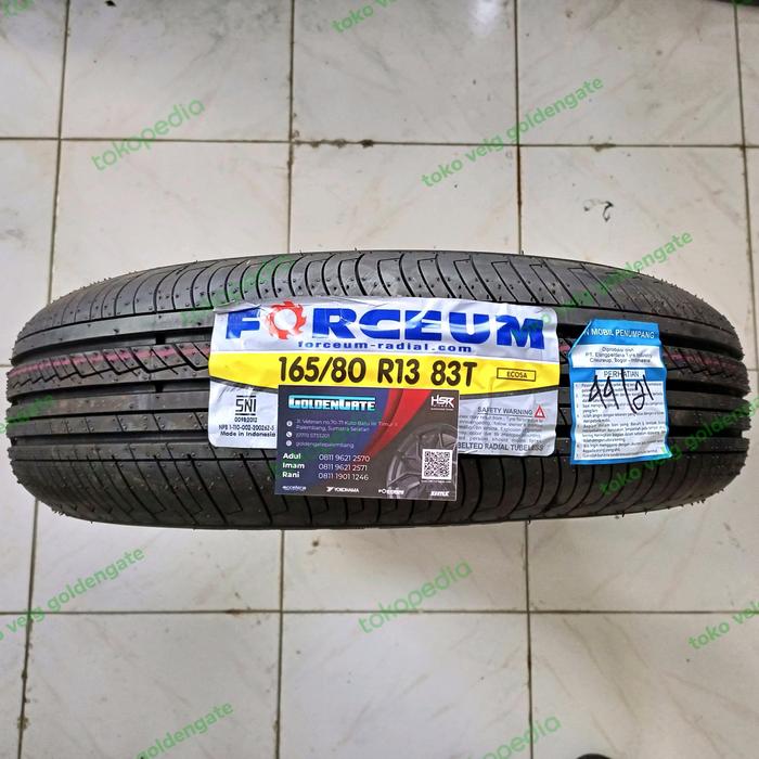 Gambar BAN MOBIL R13 UKURAN 165/80 R13 MERK FORCEUM ECOSA MURAH dari Velg hsr palembang Kota Palembang Tokopedia