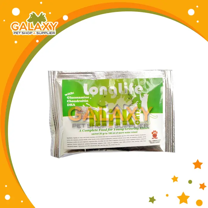 Gambar SUSU KUCING & ANJING LONGLIFE SACHET 20gr dari Galaxy Petshop Online Kota Semarang 4 Tokopedia