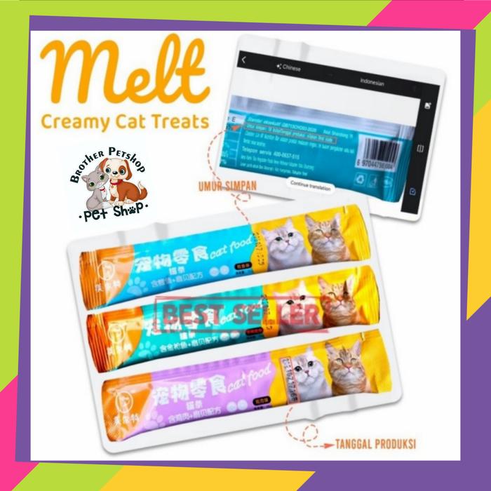 Gambar Snack kucing Creamy liquid MELT liquid 15gr 1Pcs Mrip Meo Liquid dari Brother Petshop Online Kota Depok Tokopedia