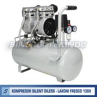 Gambar Kompresor Udara Listrik Oiless Silent - LAKONI FRESCO 130X 1HP 30LITER dari SINERGITEKINDO Kota Yogyakarta 3 Tokopedia