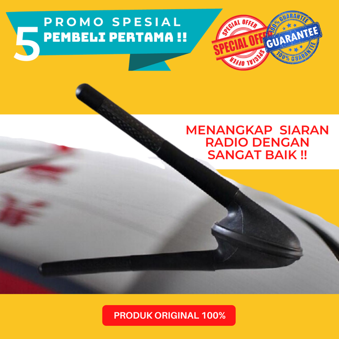 Gambar ANTENA RADIO MOBIL UNIVERSAL TOYOTA YARIS SIENTA RUSH TERIOS NISSAN dari Ghani Gadget Store Kota Administrasi Jakarta Barat Tokopedia
