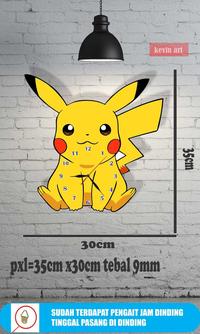 Gambar Jam Dinding Besar Motif Pokemon Lucu Karakter Walldecor Kamar Anak dari KevinArt gallery Kab. Bantul 2 Tokopedia