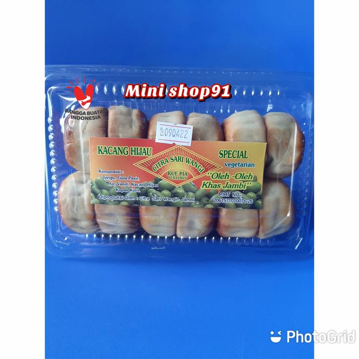 Gambar Kue pia kacang hijau spesial vegetarian/Oleh-oleh khas kota jambi dari mini shop91 Kota Jambi Tokopedia