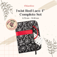 Gambar Jarum Rajut ChiaoGoo Twist Red Lace Set 4" (10 cm) Complete dari Nofiberphobia Kota Surabaya 2 Tokopedia