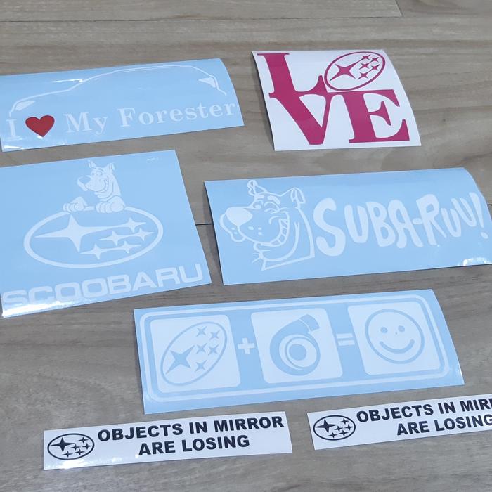 Gambar Stiker mobil Subaru Scoobaru Subarist dari Stickytoms Kab. Tangerang Tokopedia