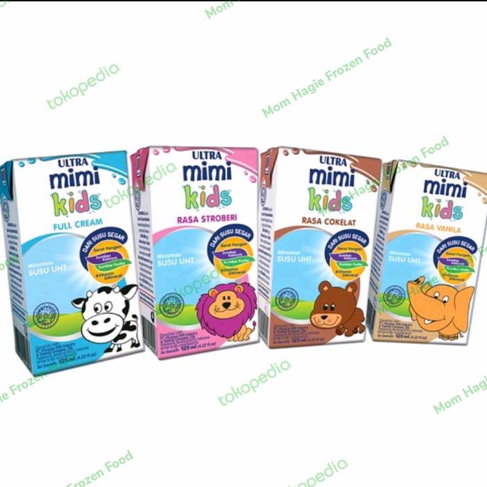 Gambar Susu mimi ultra kids 125ml - Strawberi, 125 ml dari Mom Hagie Frozen Food Kab. Bekasi Tokopedia