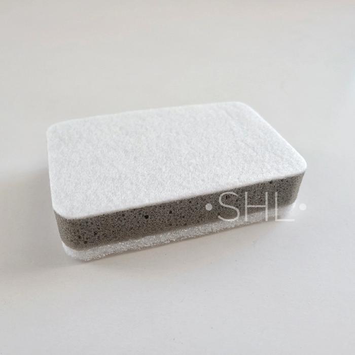 Gambar SPONS CUCI PIRING ABU PUTIH PREMIUM / SPON CUCI PIRING DUA SISI / SPON dari Le Petite Room Kota Surabaya Tokopedia