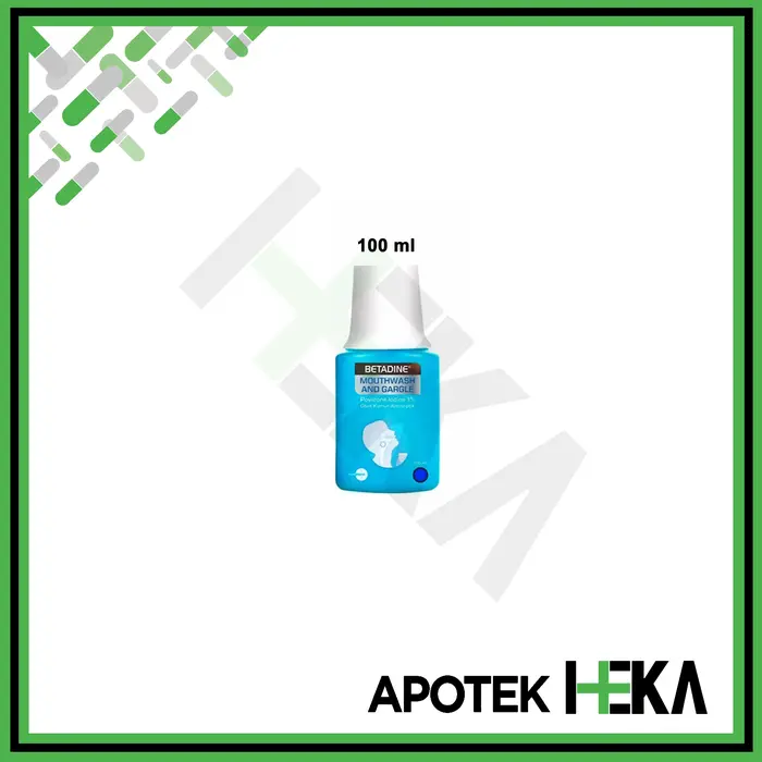 Gambar Betadine Mouthwash and Gargle 100 ml 190 ml Obat Kumur Antiseptik dari Apotek Heka Semarang Kota Semarang 4 Tokopedia