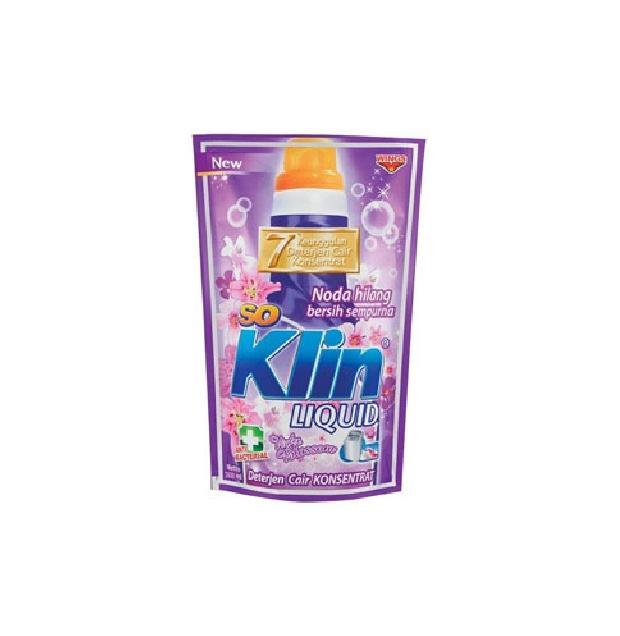 Gambar SO KLIN DETERGENT LIQUID KONSENTRAT VIOLET BLOSSOM dari SUPERINDO INDONESIA RAYA Kota Tangerang Selatan Tokopedia
