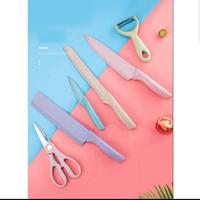 Gambar PISAU SET DAPUR KERAMIK RAINBOW LENGKAP dari JENDELA GROSIR MURAH Kota Makassar 5 Tokopedia