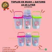 Gambar TEMPAT ES BUAH + GAYUNG 15 LT TOPLES AQUARIUM CONTAINER ES KELAPA harga satuan dari sm terus Kota Administrasi Jakarta Barat 2 Tokopedia