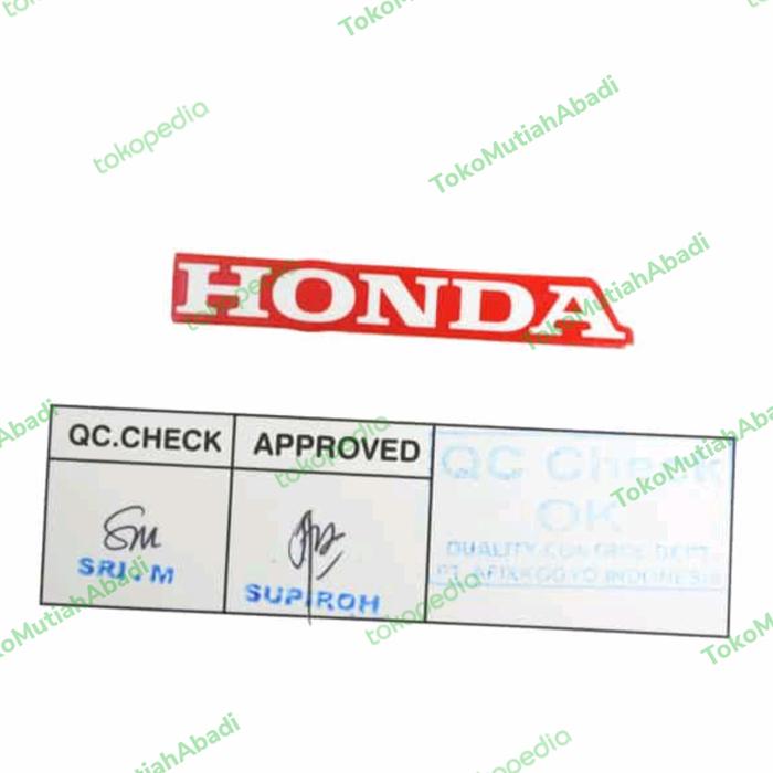 Gambar Sticker Body Mark Honda 60mm 3 New CBR ORI 86102K45N40ZA dari TokoMutiahAbadi Kota Tangerang Tokopedia