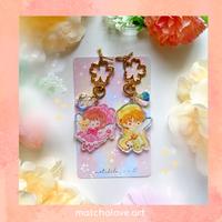Gambar Sakura Cardcaptor/ Sailor Moon couple keychains dari matchalove art Kab. Bandung Barat 3 Tokopedia