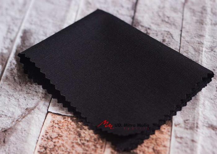 Gambar Kain Ribstop Drill Istex, Bahan Seragam, Kode H00 Warna Hitam dari Mitra Mulia Texindo Kota Surabaya Tokopedia