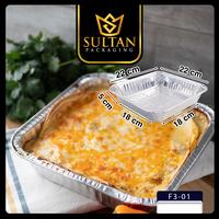 Gambar Alumunium Foil|Foil Food Tray|Wadah Alumunium Foil|Baked Tray|F3 dari Sultan Packaging Kota Administrasi Jakarta Utara 2 Tokopedia