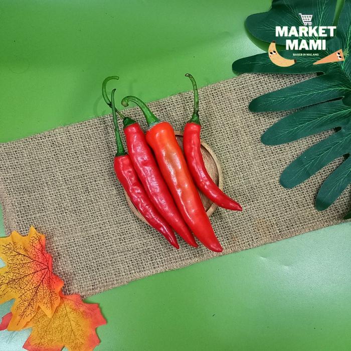 Gambar CABAI BESAR MERAH 100 GRAM dari Marketmami Kota Malang Tokopedia