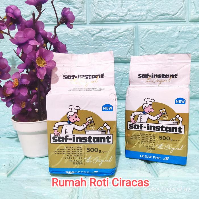 Gambar SAF INSTAN GOLD KERING 500GR RAGI PENGEMBANG ROTI YEAST BKN FERMIPAN dari rumah roti ciracas Kota Administrasi Jakarta Timur Tokopedia