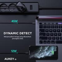 Gambar AUKEY CHARGER PA-B3 OMNIA MIX 65W 2 PORT PD CHARGER FAST FOR MAC dari D&D-oLshop Kota Depok 4 Tokopedia