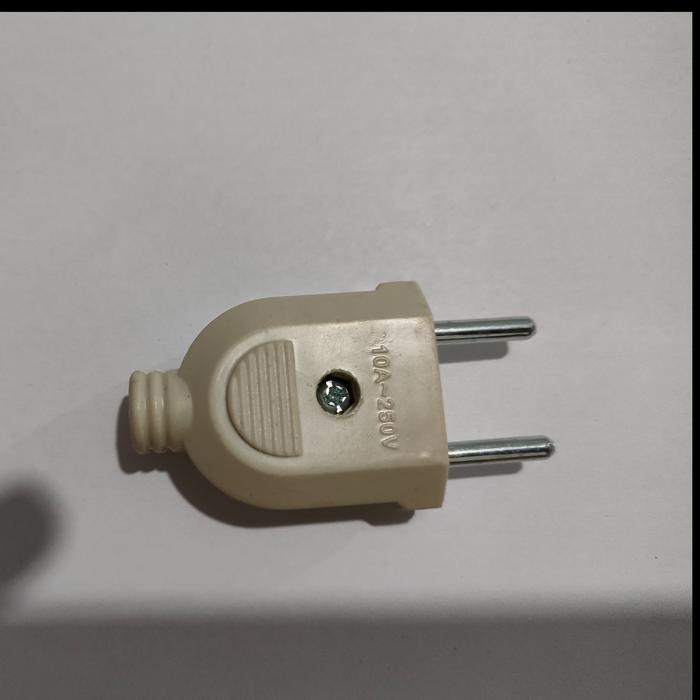 Gambar JIREH STEKER GEPENG MINI JUMBO PUTIH 1 PHASE/ COLOKAN LISTRIK STECKER dari Jireh Silicone Spray Kab. Tangerang Tokopedia