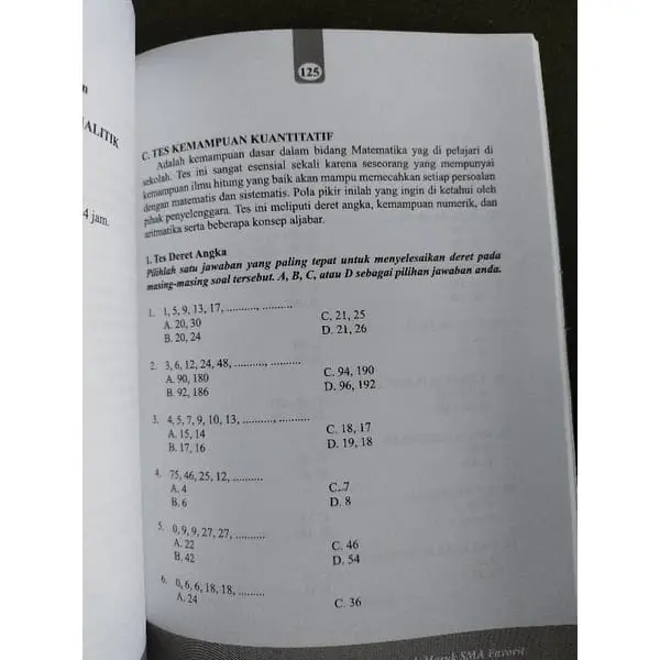 Buku TPA Masuk SMA Buku TPA SMA 1