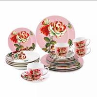 Gambar Dinner set Keramik 20 pcs Full Blossom Peony merk Nakami (per set dari piring-keramik Jakarta Barat 1 Tokopedia