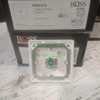Gambar BOSS Outlet TV Boss B2031LTV 1 Gang Co-Axial TV Outlet Dengan Frame Khusus untuk Penyembunyian Baut Pemasangan Multigang Capability dari ys elektrikal Kota Administrasi Jakarta Pusat 2 Tokopedia