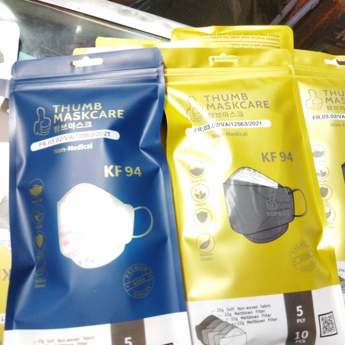 Gambar makser kf 94 super lembut | masker kf telaris isi 10 dari tania jaya abadi Kota Administrasi Jakarta Selatan Tokopedia