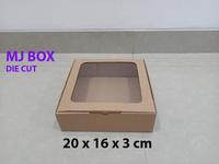 Gambar kardus/karton/box.uk.16x20x3 cm MEMANJANG KEBELAKANG Model Die Cut dari opikjaya box Kota Administrasi Jakarta Barat 2 Tokopedia