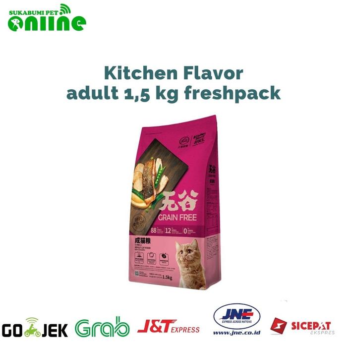 Gambar KF Kitchen Flavor Adult 1,5 Kg Makanan Kucing Dry Food 1,5kg dari Sukabumi Pet Online Kota Sukabumi Tokopedia