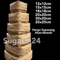 Gambar BESEK HAMPERS ANYAMAN BAMBU SEPASANG dari PUSAT KERAJINAN SABUT KELAPA Kota Bekasi 1 Tokopedia