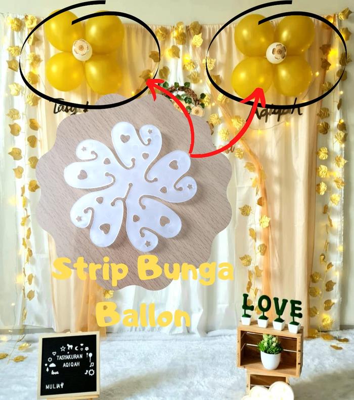 Gambar Strip Tape Rell Klip Bunga Chain Balon Dekorasi Ultah Akikah dari Mulia Dekorasi Kota Administrasi Jakarta Pusat 5 Tokopedia