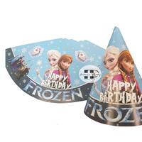 Gambar topi ulang tahun kerucut / topi pesta karakter Frozen Anna Elsa dari Istanaparty Kota Administrasi Jakarta Barat 1 Tokopedia