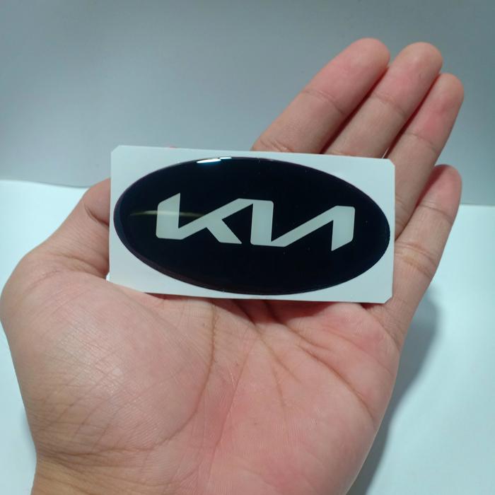 Gambar KIA NEW Emblem sticker timbul resin lentur dari cindul variasi Kab. Tegal Tokopedia