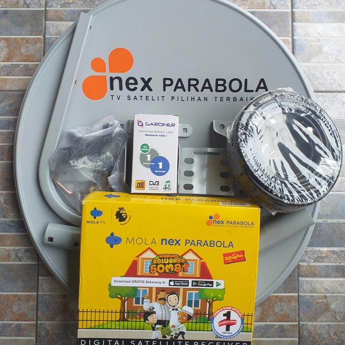 Gambar Paket Nex parabola dish mini 45 cm dari HANNA ELECTRONICS Kab. Cirebon Tokopedia