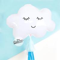 Gambar Balon foil awan putih / balon awan tidur / cloud balon awan putih dari PARTY HOPE 2 Kota Administrasi Jakarta Utara 5 Tokopedia