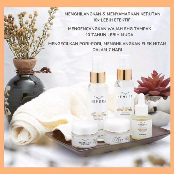 Gambar Skincare Hemera Anti Aging Paket Perawatan Kulit Muka 5 in 1 BPOM dari SKINCARE TOP SIDOARJO Kab. Sidoarjo Tokopedia