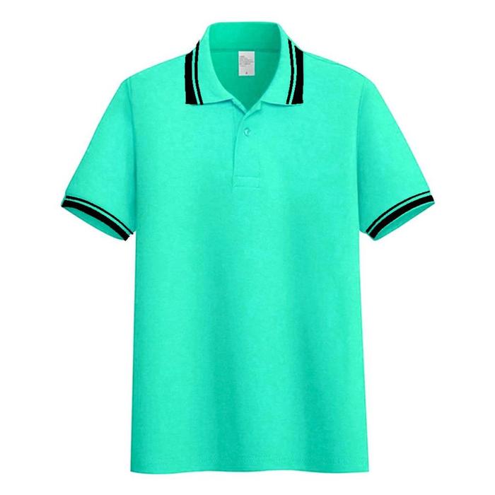 Gambar Poloshirt kerah stripe list | kaos kerah pria seragam polos Hijau Mint dari DailyStore 21 Kota Administrasi Jakarta Barat Tokopedia