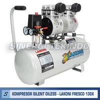 Gambar Kompresor Udara Listrik Oiless Silent - LAKONI FRESCO 130X 1HP 30LITER dari SINERGITEKINDO Kota Yogyakarta 4 Tokopedia