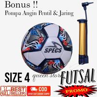 Gambar bola futsal SPECS size 4 terbaru bonus pompa pentil dan jaring dari Asayda_Store Jakarta Timur 2 Tokopedia