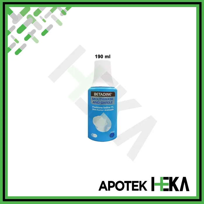 Gambar Betadine Mouthwash and Gargle 100 ml 190 ml Obat Kumur Antiseptik dari Apotek Heka Semarang Kota Semarang 5 Tokopedia